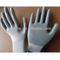 13 Gauge grey nitrile, plam coating, smooth finish nitrile glove